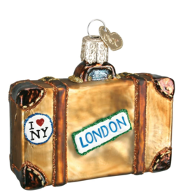 Old World Christmas Suitcase Ornament
