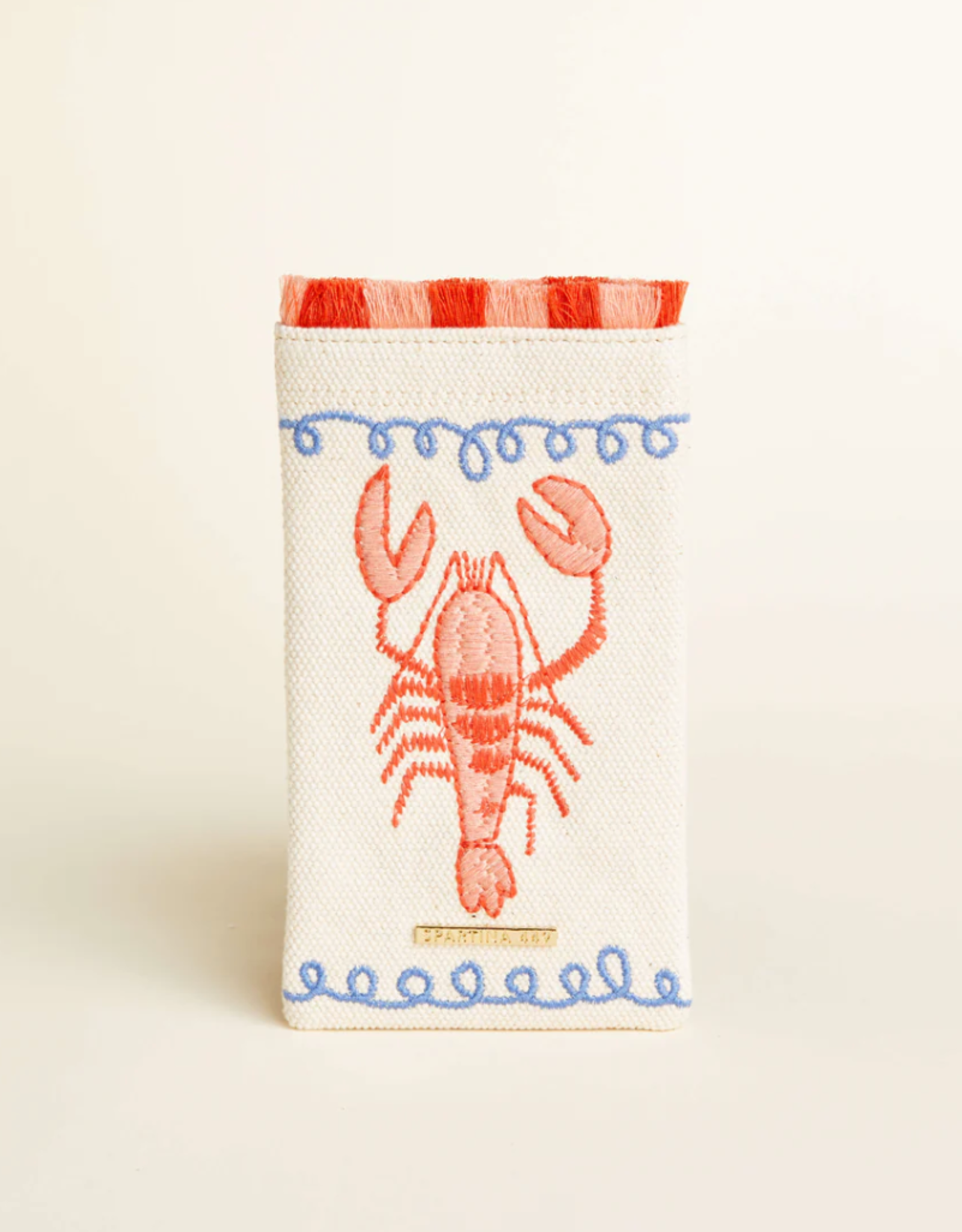 Spartina Sunglass Case Overboard Lobster
