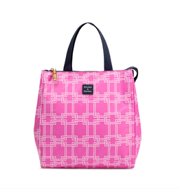 Bourbon & Bamboo Lunch Bag Pink Buckle