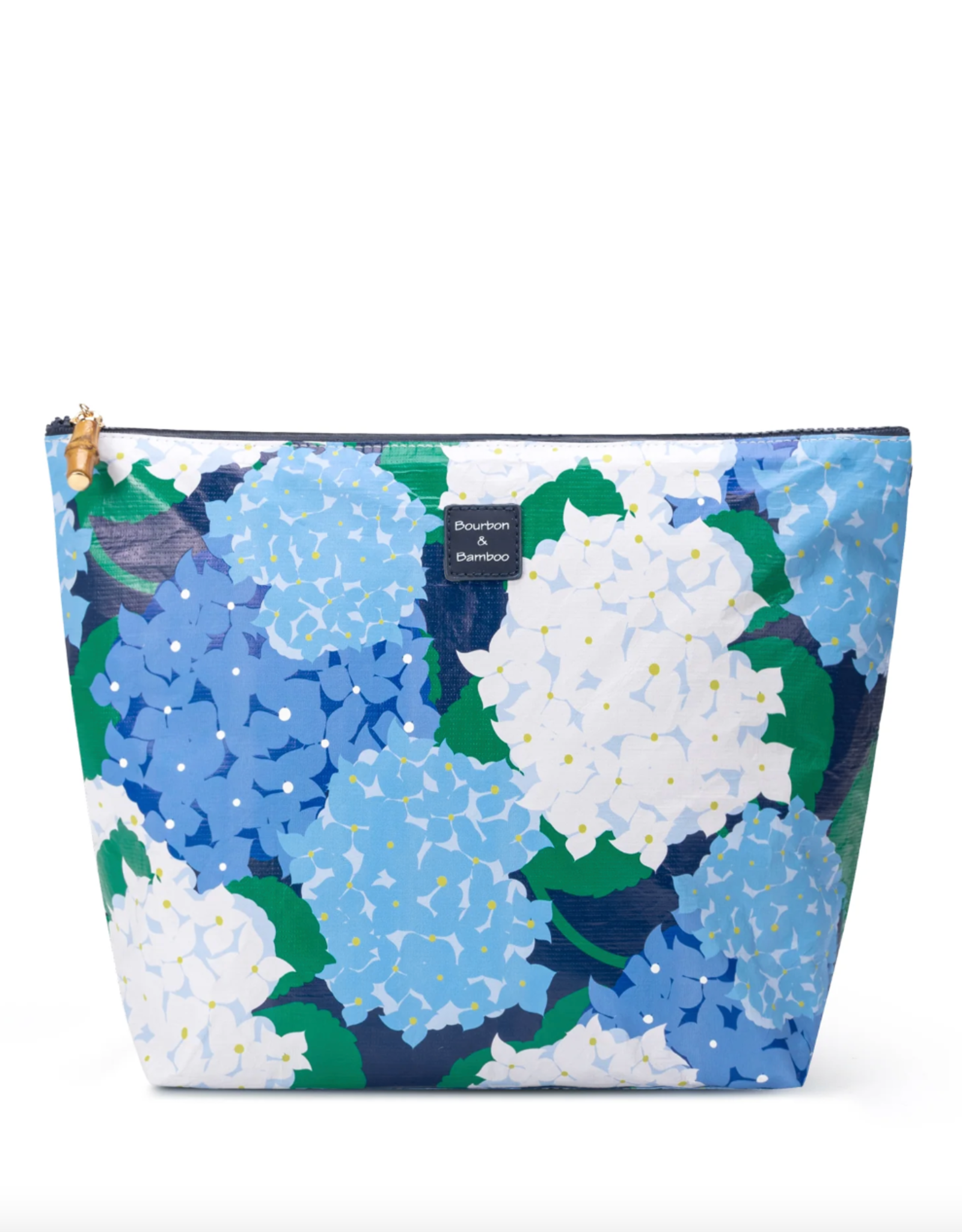 Bourbon & Bamboo Essentials Bag Blue Hydrangea