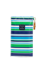 Bourbon & Bamboo Sunglass Case Blue Stripe