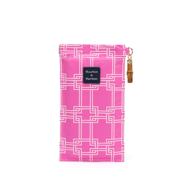 Bourbon & Bamboo Sunglass Case Pink Buckle