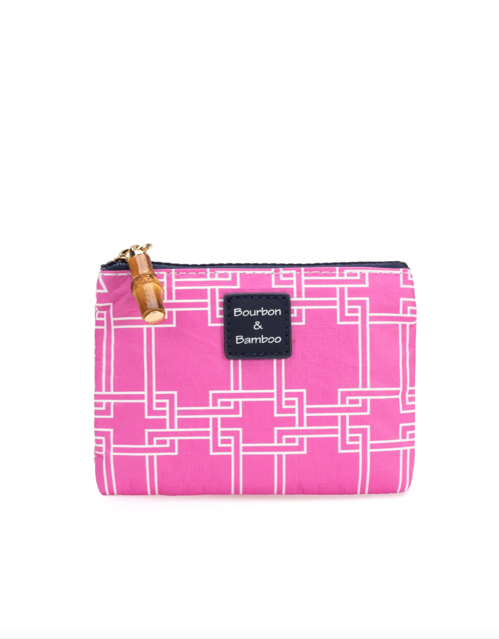 Bourbon & Bamboo Coin Pouch Pink Buckle