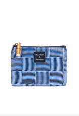 Bourbon & Bamboo Coin Pouch Navy Woven
