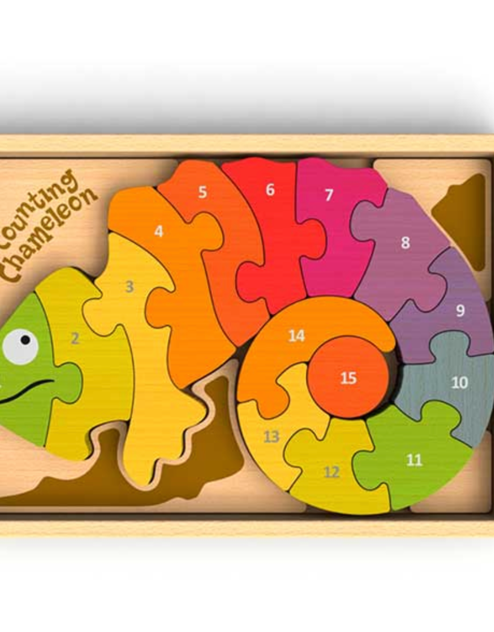 Begin Again Counting Chameleon Puzzle
