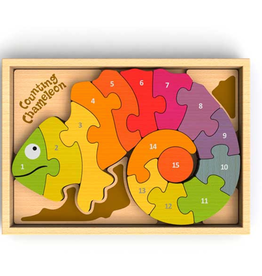 Begin Again Counting Chameleon Puzzle