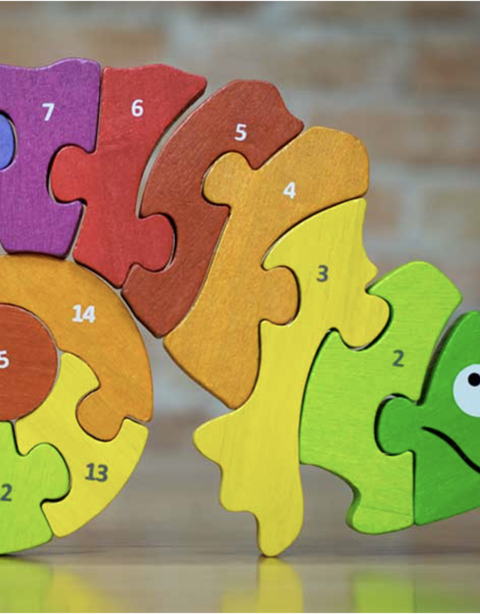 Begin Again Counting Chameleon Puzzle