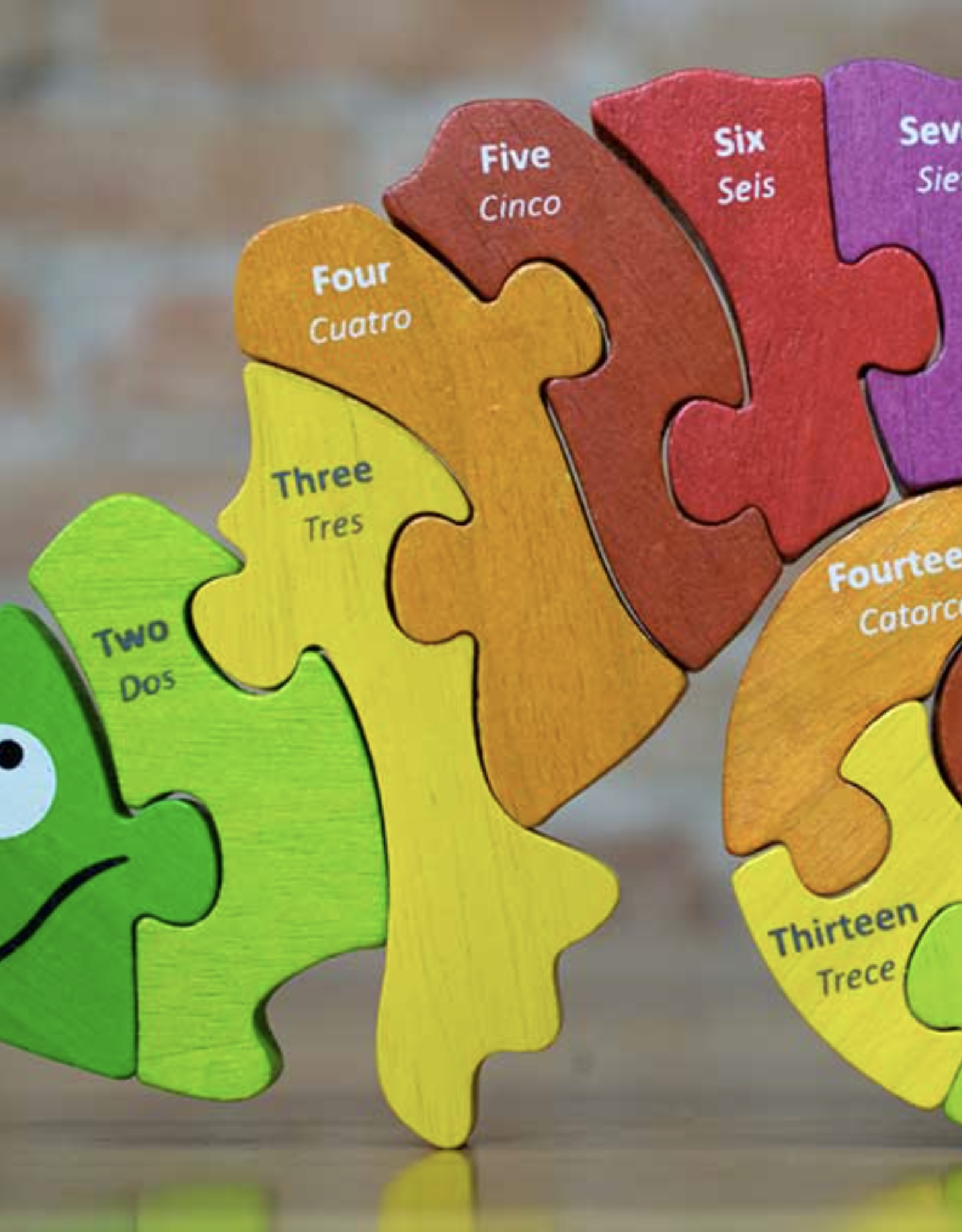 Begin Again Counting Chameleon Puzzle