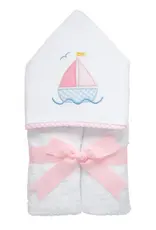 Three Marthas Everykid Towel Sailboat Pink