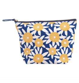 Rockflowerpaper Pouch  Large Straw Sunflower Yellow