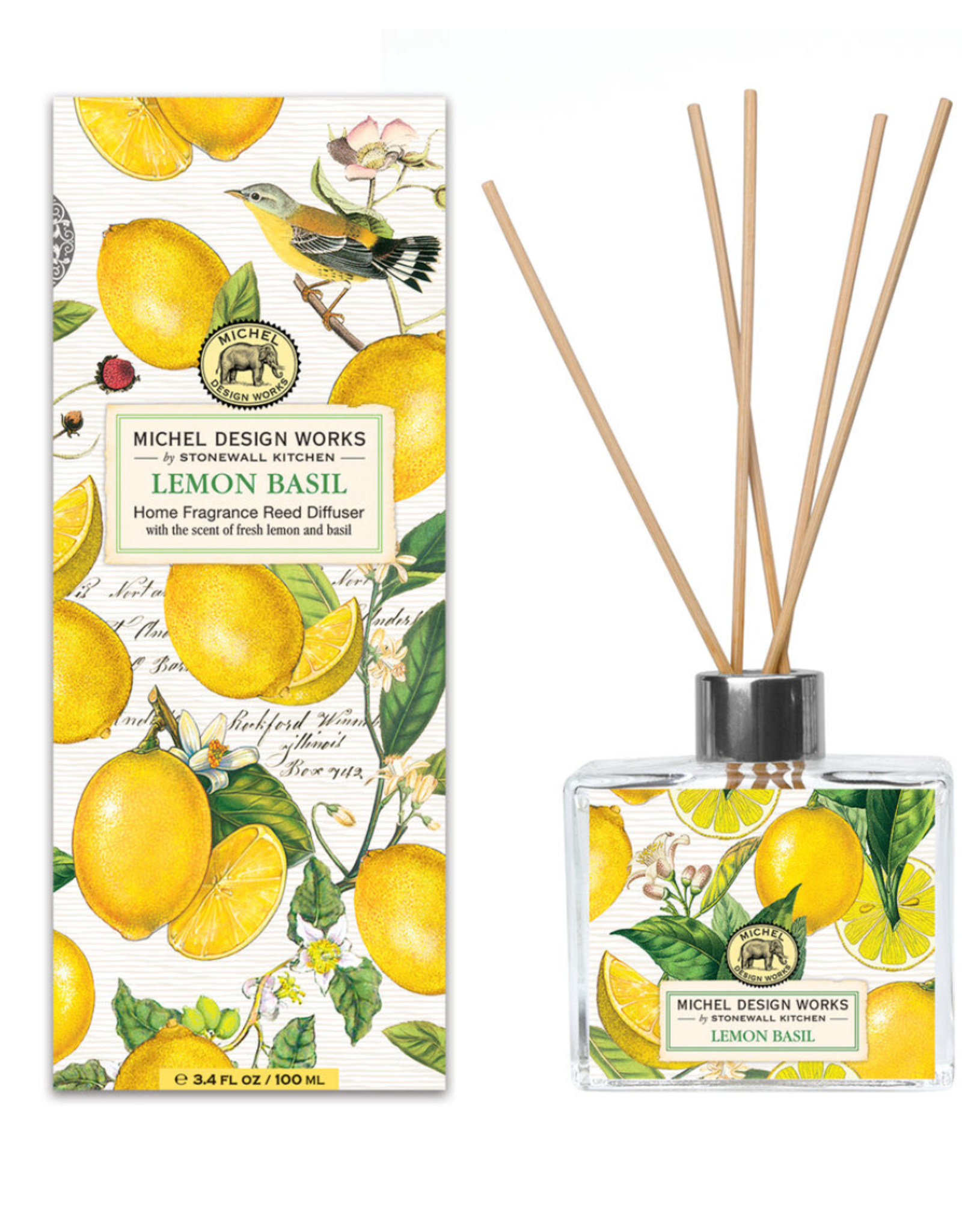 Michel Design Works Lemon Basil Reed Diffuser
