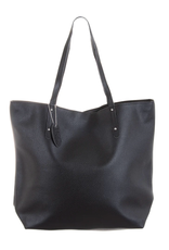 Spring Bucket Tote Black