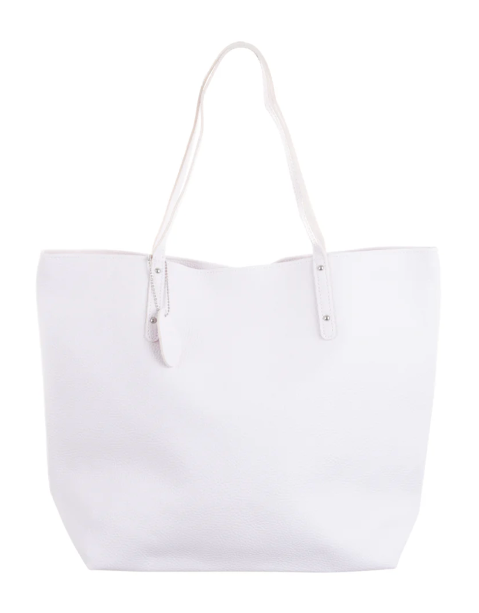 Spring Bucket Tote White