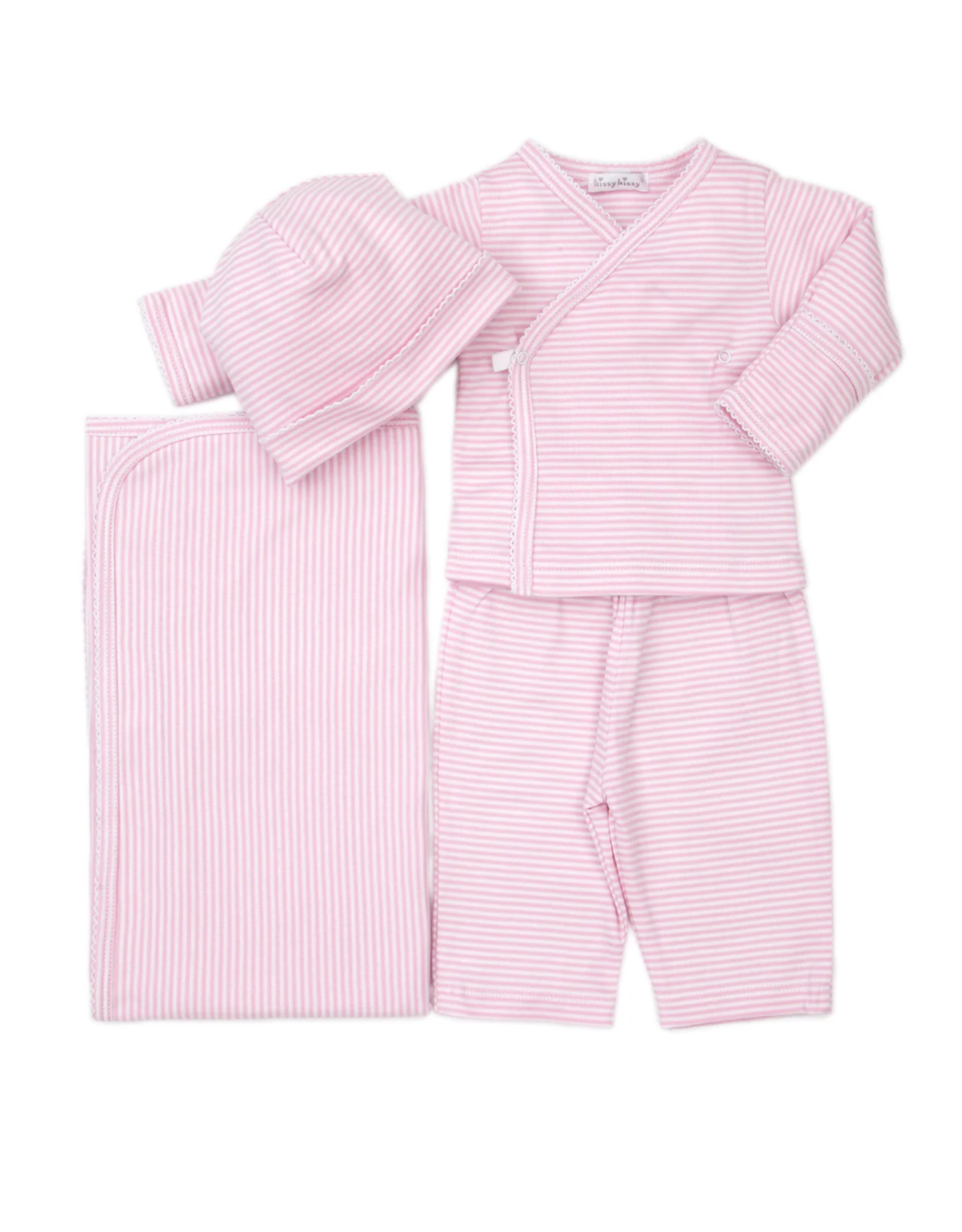 Kissy Kissy Pink Stripes Take Me Home Bundle Set