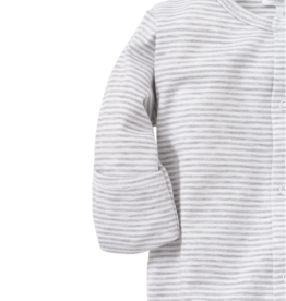 Kissy Kissy Footie Grey Stripe xx