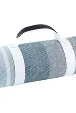 Santa Barbara Design Studio Face to Face Picnic Blanket- Grey White Blue