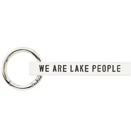 Santa Barbara Design Studio Keychain Wood Lake People