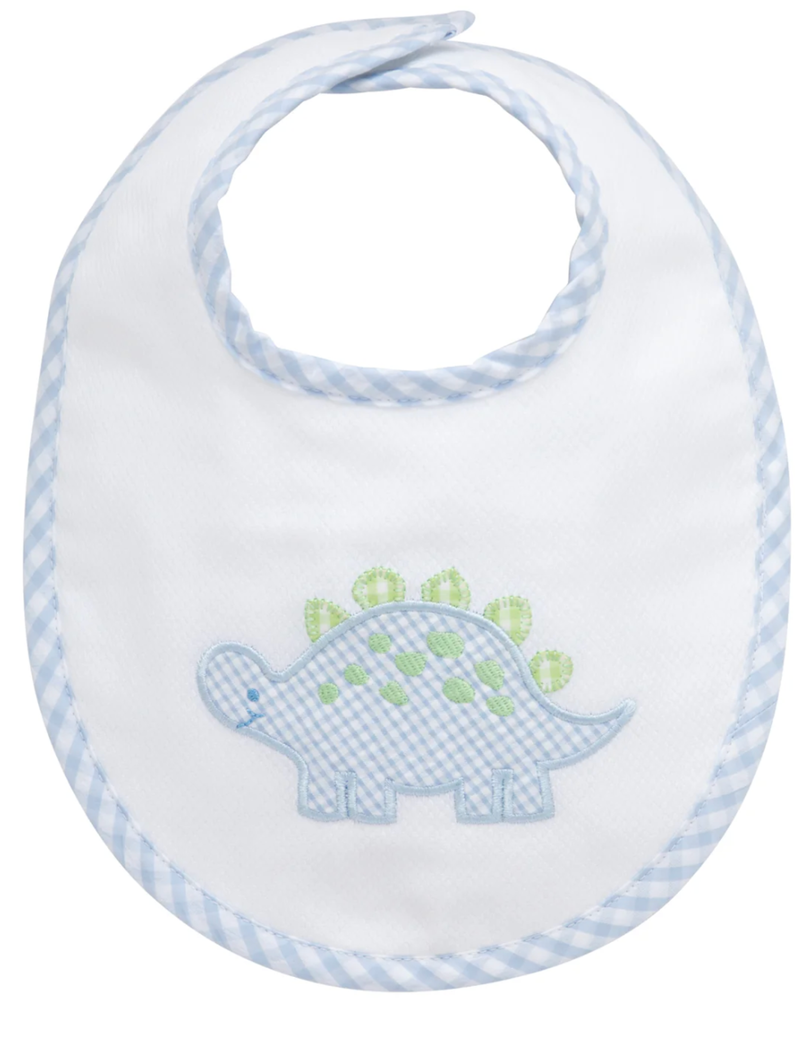 Three Marthas Basic Bib Blue Dino