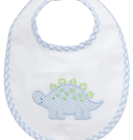 Three Marthas Basic Bib Blue Dino