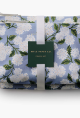 Rifle Paper Hydrangea Pouch Set