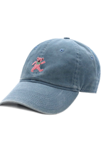 Smather's & Branson Hat Dancing Bear Tie Dye Steel Blue