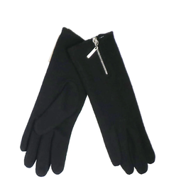 Fraas Black Tech Zipper Glove