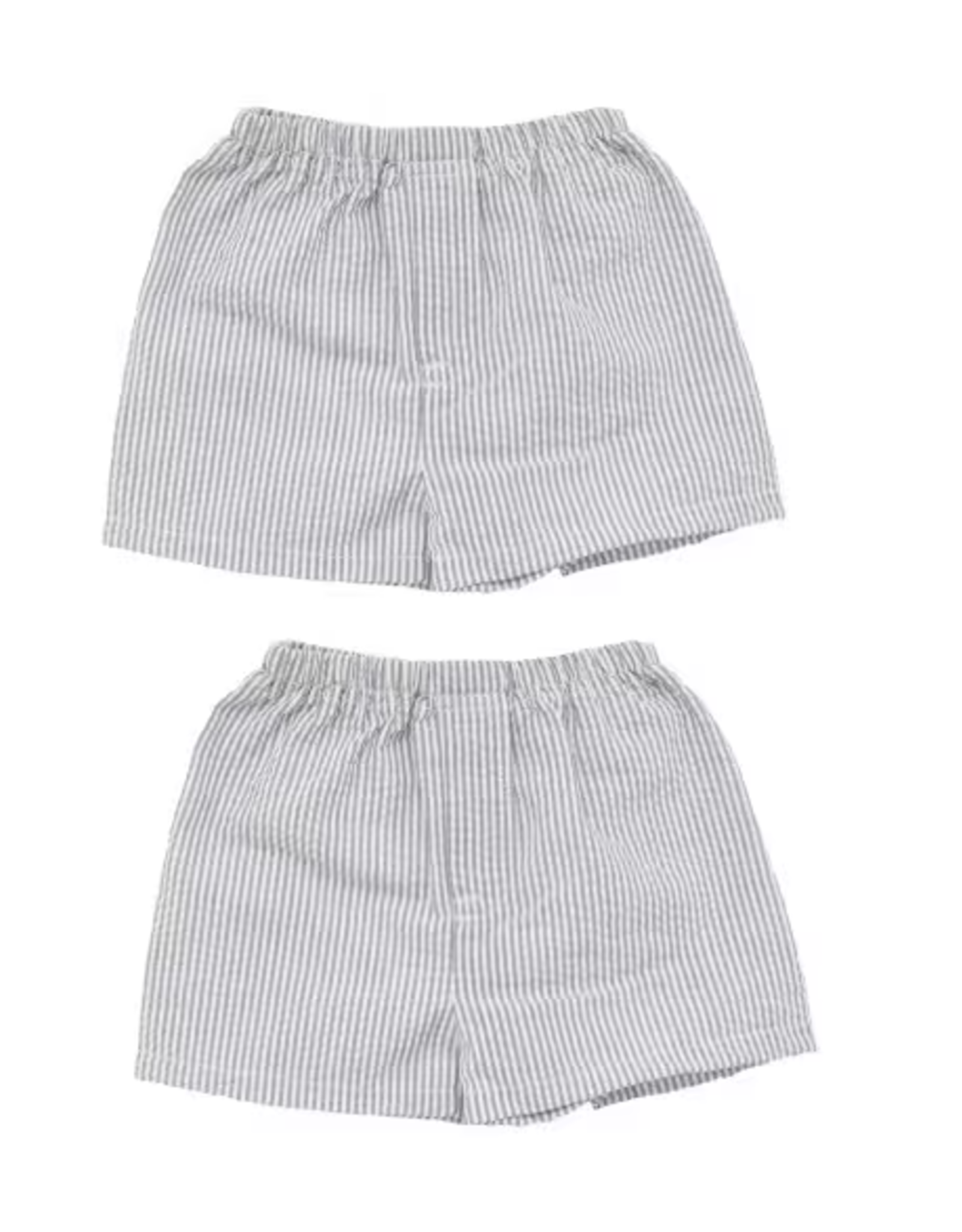 Mint Gray Seersucker Boxers