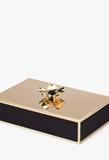 Kate Spade Large Floral Box Black/Gold