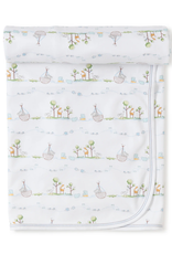 Kissy Kissy Blanket Noahs Print Blue