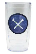 Smather's & Branson Tervis Tumbler Crossed Tees Needlepoint