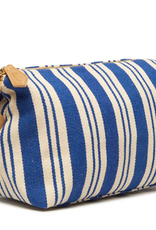 Brouk & Co Claire Striped Dopp Kit Blue