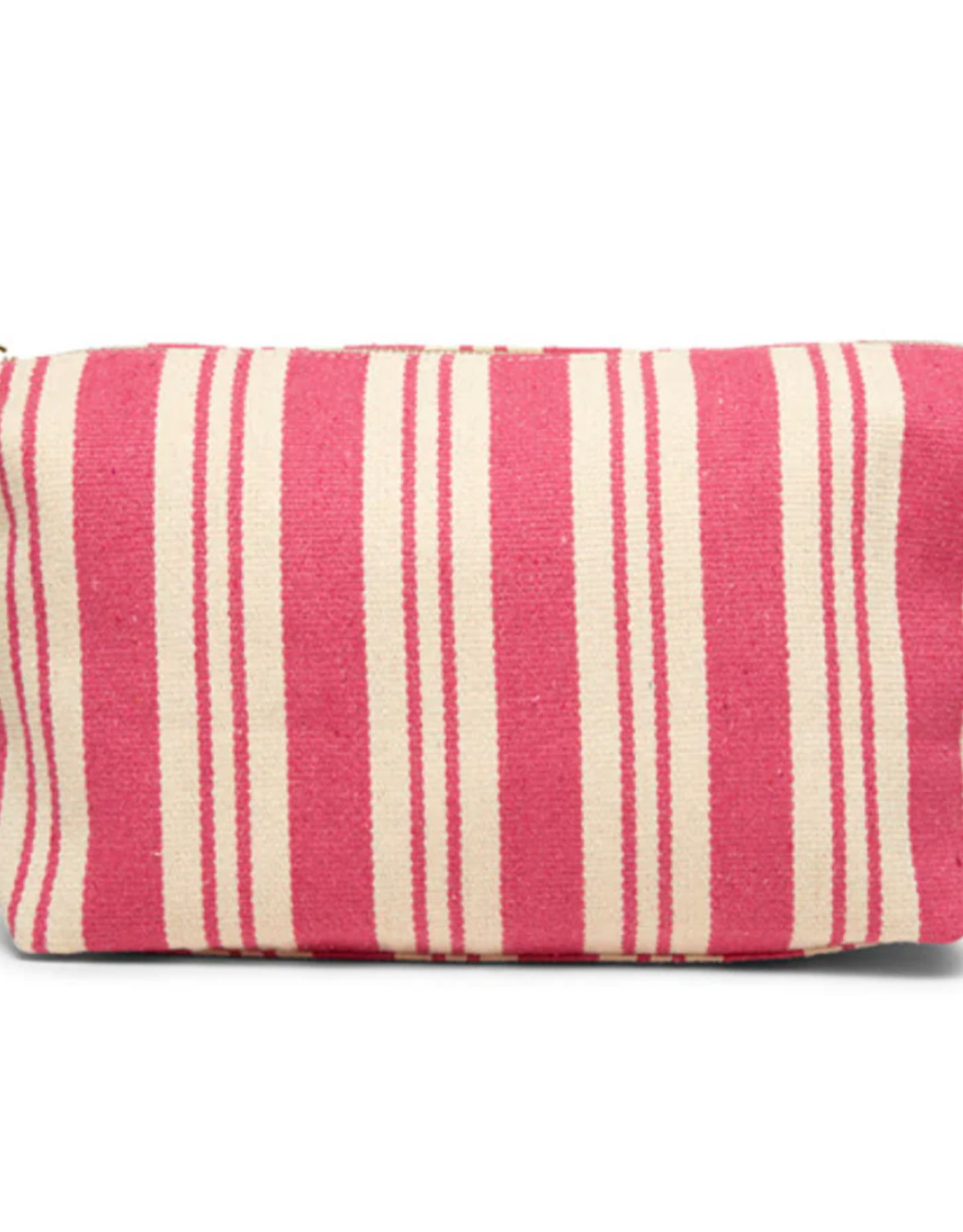 Brouk & Co Claire Striped Dopp Kit Pink