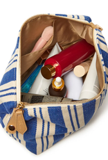 Brouk & Co Claire Striped Dopp Kit Blue