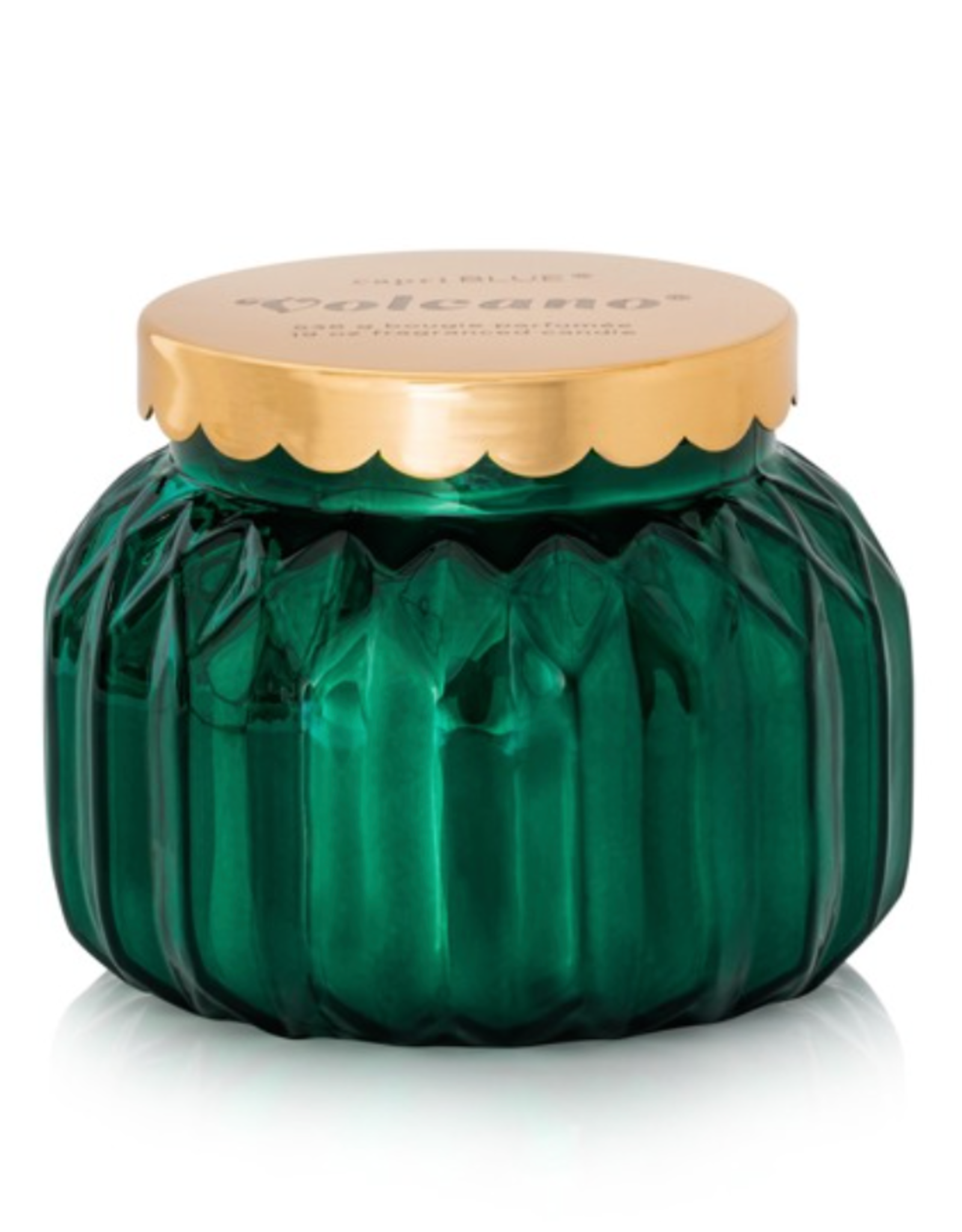 Capri Blue Royal Gem Volcano Signature Jar Green