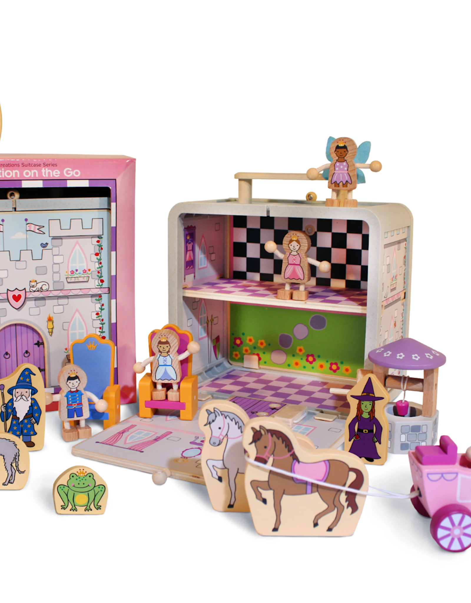 Jack Rabbit Creations Princess Castle Suitcase