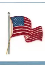 Quilling Card LLC American Flag Card