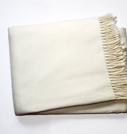 A Soft Idea Cotton Throw Cream