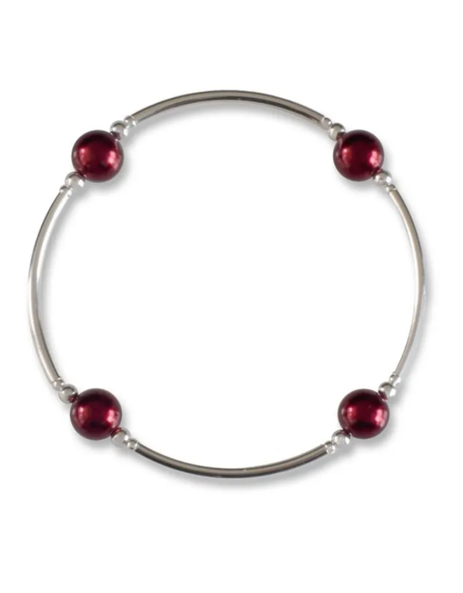 Made As Intended 8mm Bordeaux Blessing Bracelet