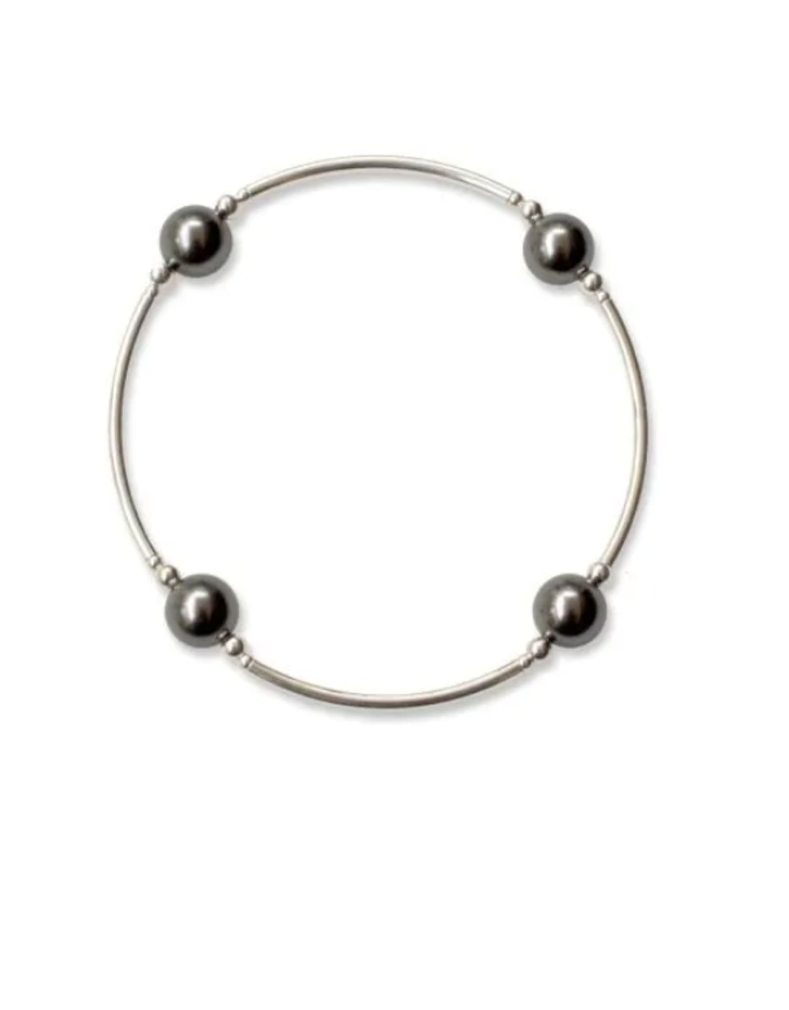 Made As Intended 8mm Graphite Blessing Bracelet