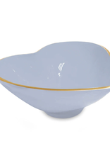 Beatriz Ball Deep Heart Small Bowl Periwinkle & White