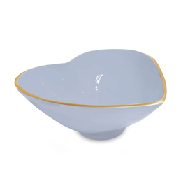 Beatriz Ball Deep Heart Small Bowl Periwinkle & White