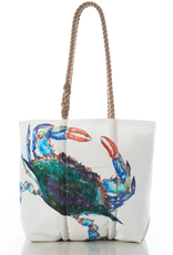 Sea Bags Medium Tote Watercolor Crab