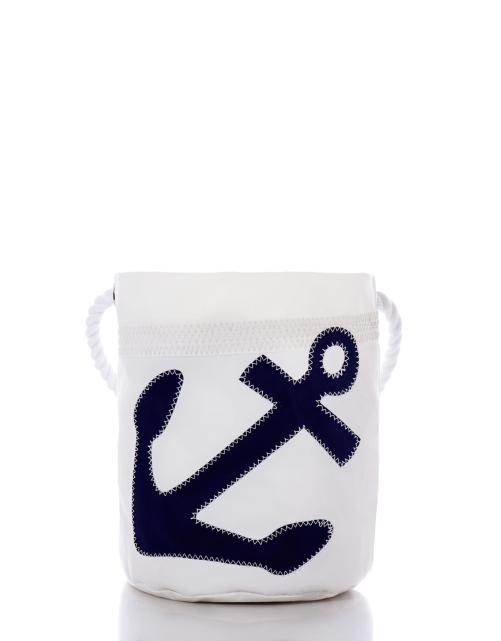 Sea Bags Bucket Bag Navy Anchor on White