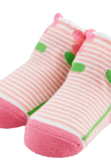 Mudpie Flower Striped Socks