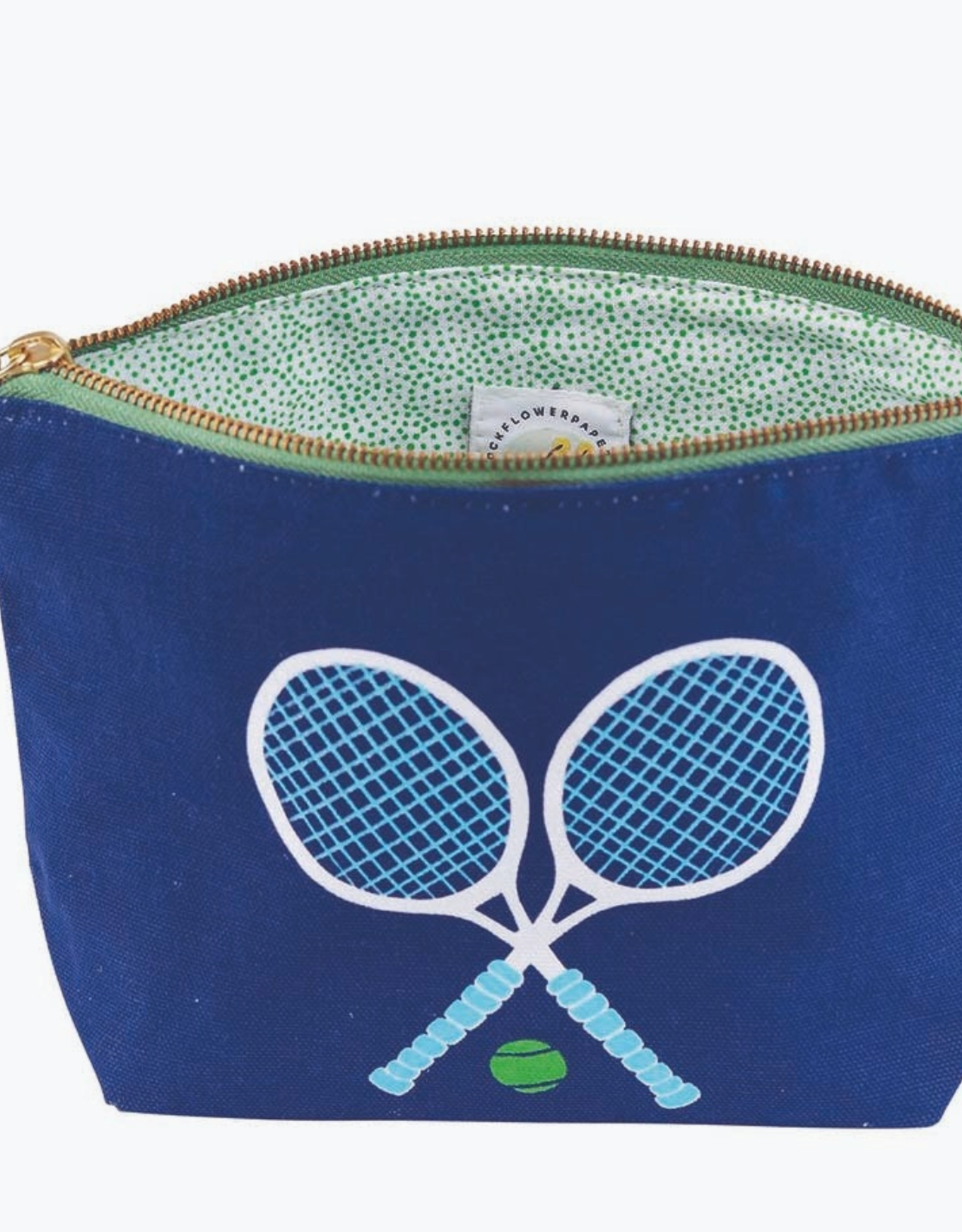 Rockflowerpaper Pouch Tennis Navy Solo Medium