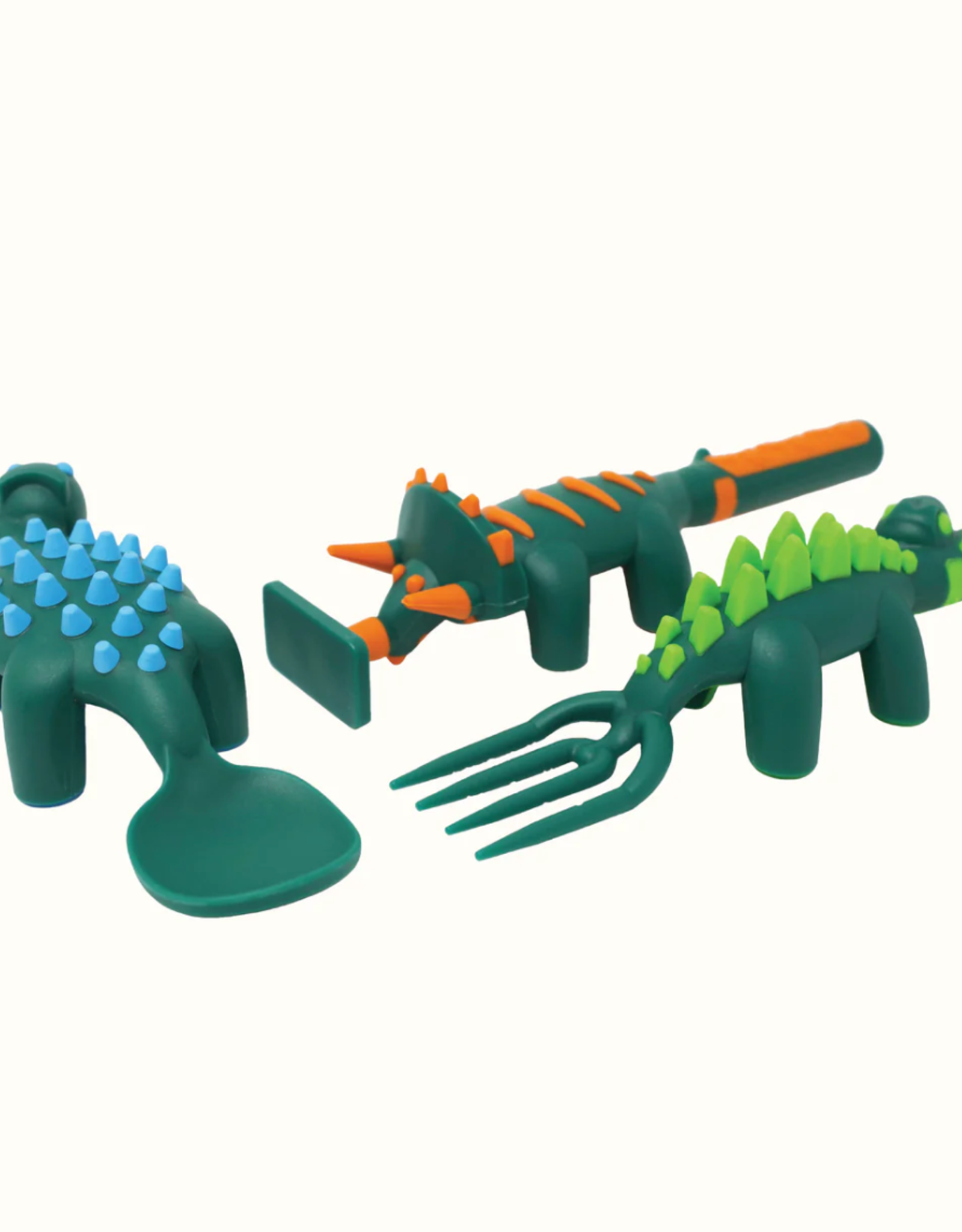 Constructive Eating Set of Dino Utensils