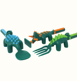 Constructive Eating Set of Dino Utensils