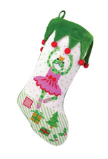 Ballerina Frog Stocking