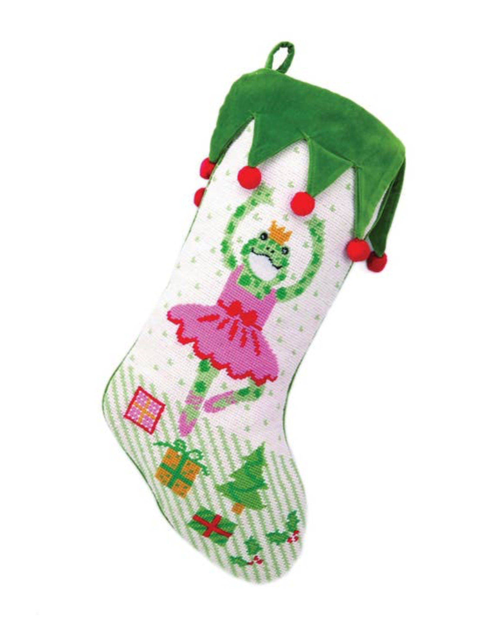 Ballerina Frog Stocking
