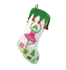 Ballerina Frog Stocking